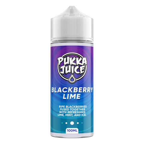 Blackberry Lime E-Liquid Shortfill By Pukka 100ml