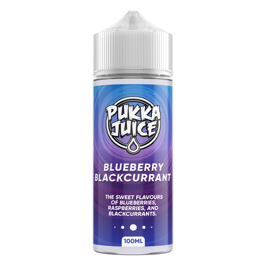 Blueberry Blackcurrant E-Liquid Shortfill By Pukka 100ml