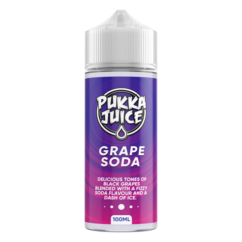 Grape Soda E-Liquid Shortfill By Pukka 100ml