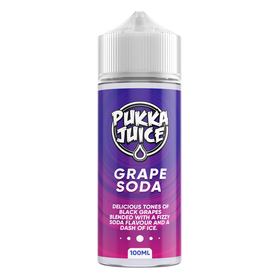 Grape Soda E-Liquid Shortfill By Pukka 100ml