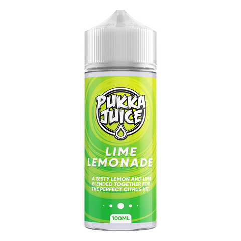 Lime Lemonade E-Liquid Shortfill By Pukka 100ml
