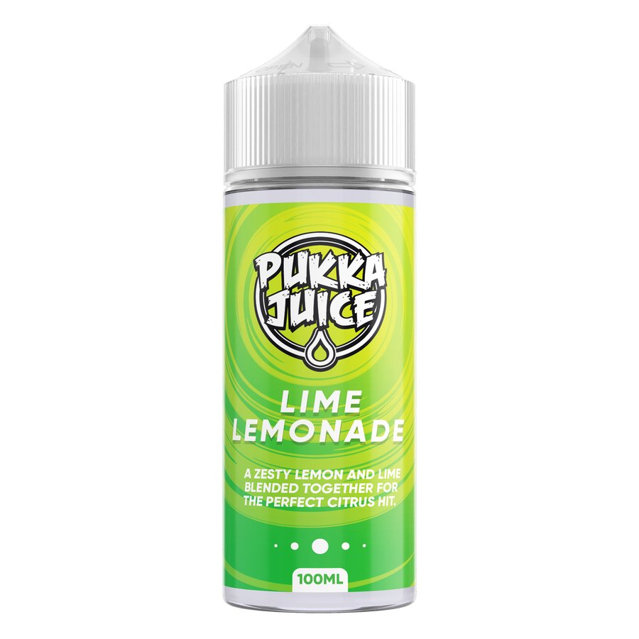 Lime Lemonade E-Liquid Shortfill By Pukka 100ml