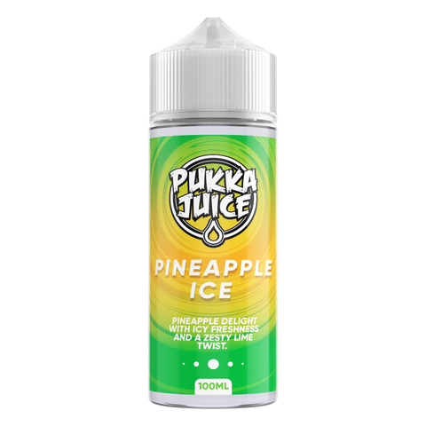 Pineapple Ice E-Liquid Shortfill By Pukka 100ml