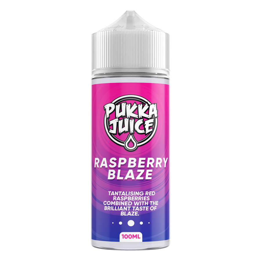 Raspberry Blaze E-Liquid Shortfill By Pukka 100ml