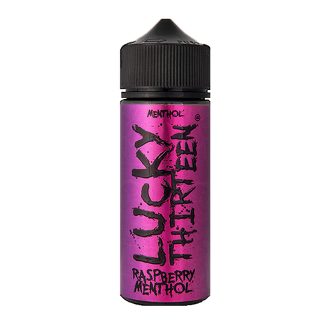 Raspberry Menthol E-Liquid Shortfill By Lucky Thirteen 100ml
