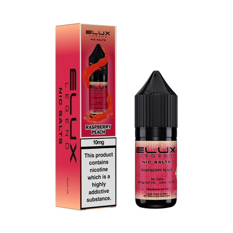 Raspberry Peach E-Liquid Nicotine Salt By Elux Legend 10ml
