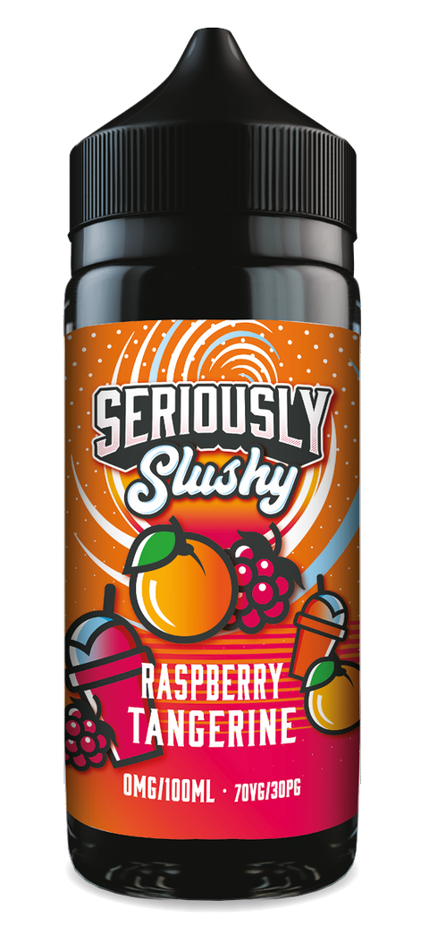 Raspberry Tangerine Seriously Slushy E-Liquid Shortfill By Doozy Vape 100ml