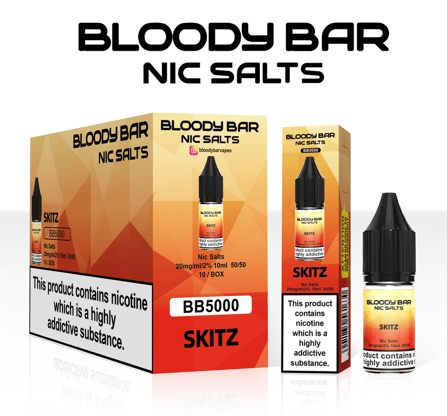 Skits E-Liquid Nicotine Salt By Bloody Bar 10ml