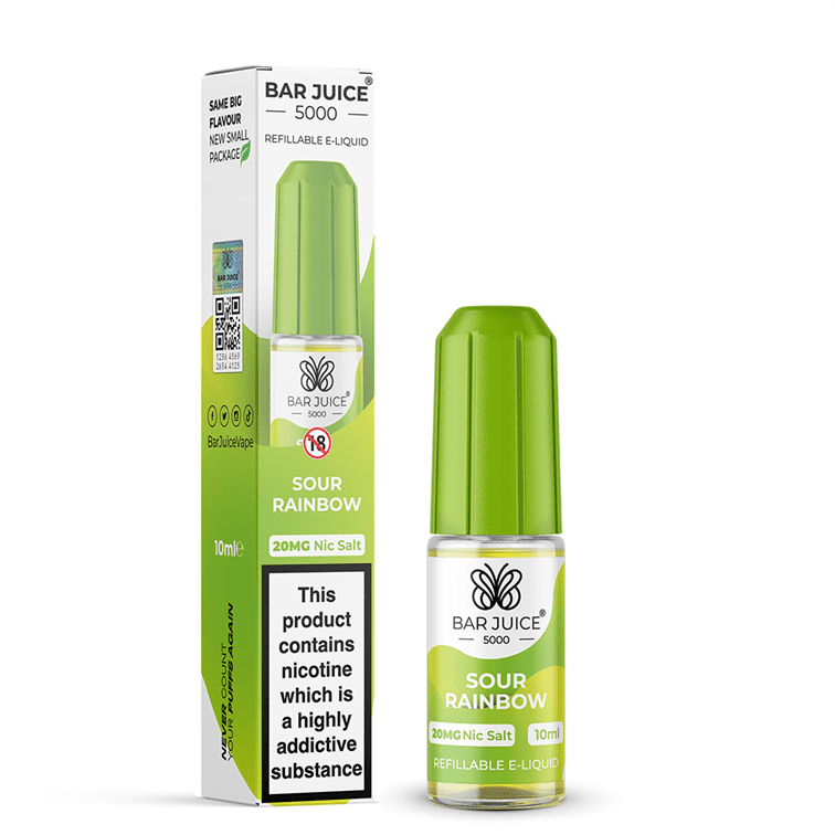 Sour Rainbow E-Liquid Nicotine Salt By Bar Juice 10ml