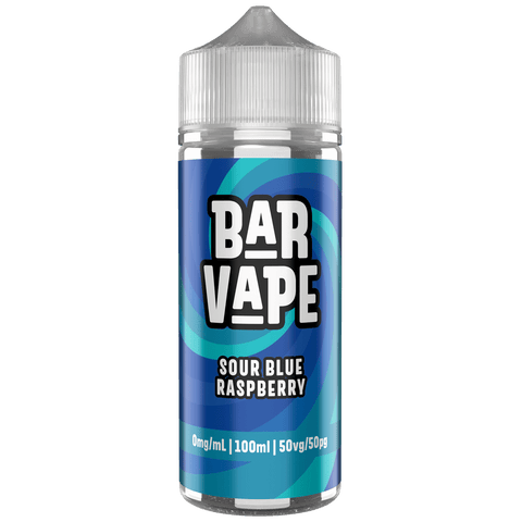 Sour Blue Raspberry E-Liquid Shortfill By Bar Vape 100ml