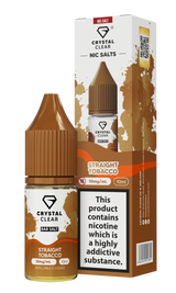 Straight Tobacco E-Liquid Nicotine Bar Salt By Crystal Clear 10ml