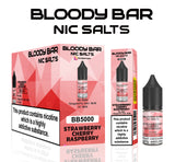 Strawberry Raspberry Cherry E-Liquid Nicotine Salt By Bloody Bar 10ml