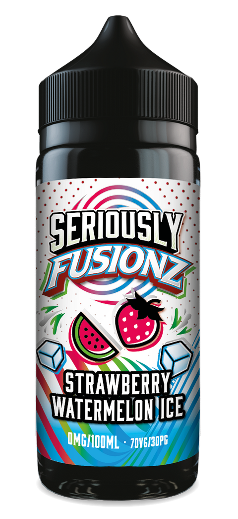 Strawberry Watermelon Ice Seriously Fusionz E-Liquid Shortfill By Doozy Vape 100ml