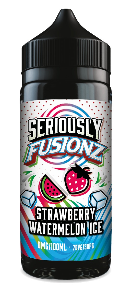 Strawberry Watermelon Ice Seriously Fusionz E-Liquid Shortfill By Doozy Vape 100ml