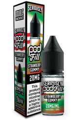 Strawberry Gummy Seriously Pod Fill E-Liquid Nicotine Salt By Doozy 10ml
