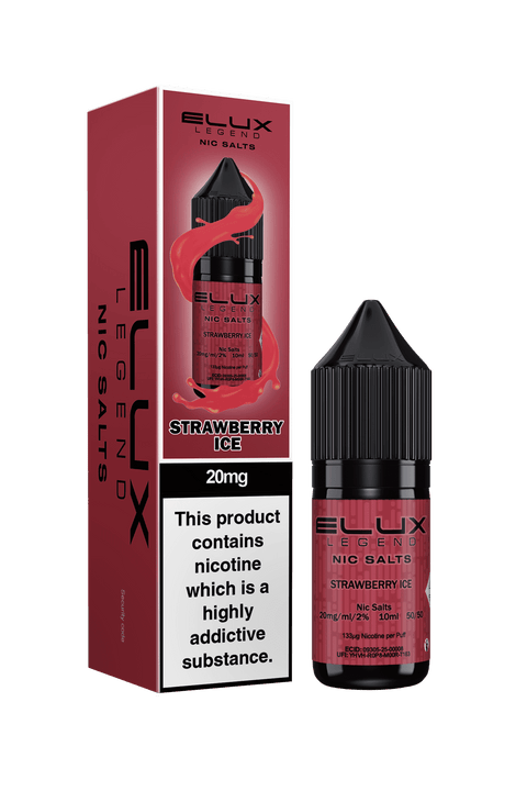 Strawberry Ice E-Liquid Nicotine Salt By Elux Legend 10ml