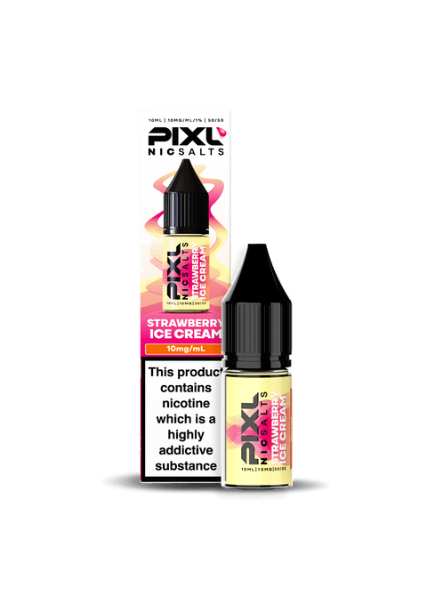 Strawberry Ice Cream E-Liquid Nicotine Salt By Pixl 10ml