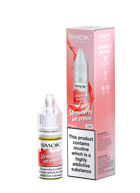 Strawberry Ice Cream E-Liquid Nicotine Salt By Smok 10ml