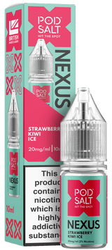 Strawberry Kiwi Ice NEXUS E-Liquid Nicotine Salt By Pod Salt 10ml