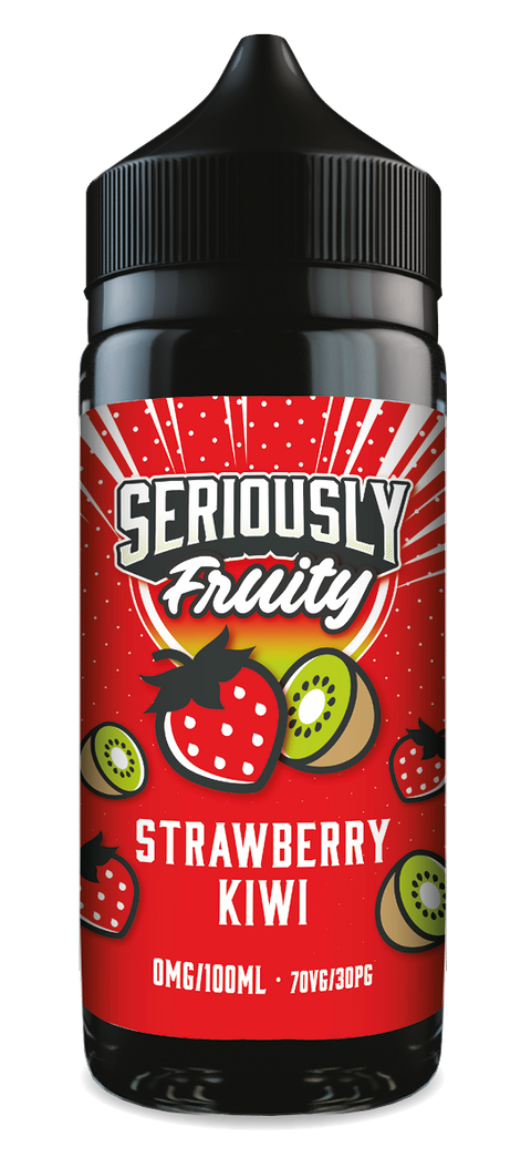 Strawberry Kiwi Seriously Fruity E-Liquid Shortfill By Doozy Vape 100ml