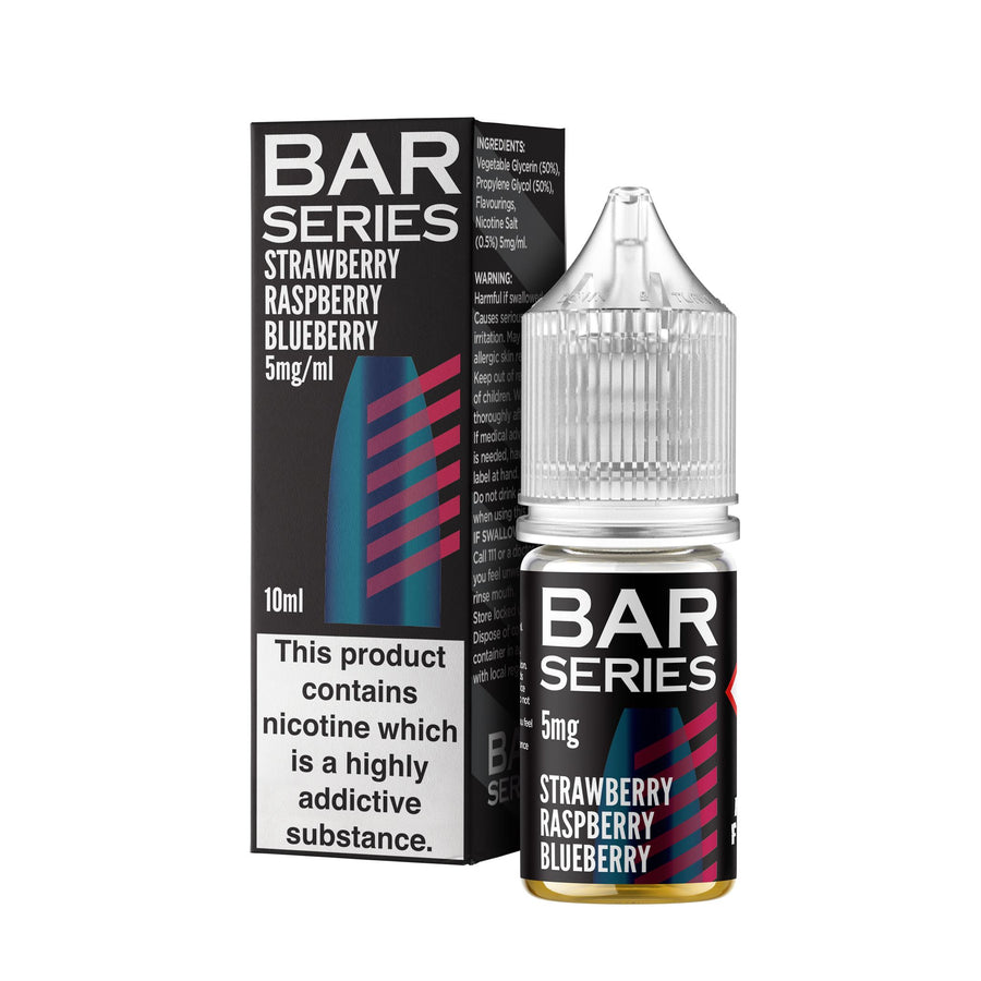 Strawberry Raspberry Blueberry E-Liquid Nicotine Salt By Bar Series 10ml