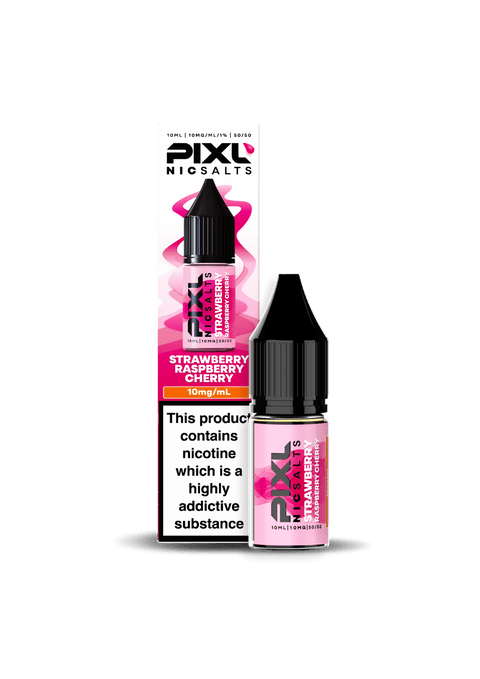 Strawberry Raspberry Cherry E-Liquid Nicotine Salt By Pixl 10ml