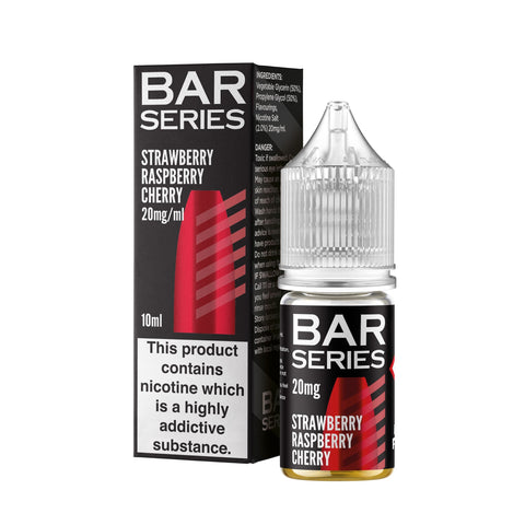 Strawberry Raspberry Cherry E-Liquid Nicotine Salt By Bar Series 10ml