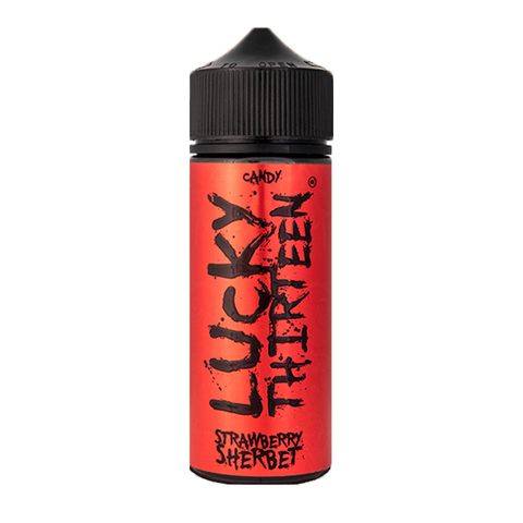 Strawberry Sherbet E-Liquid Shortfill By Lucky Thirteen 100ml