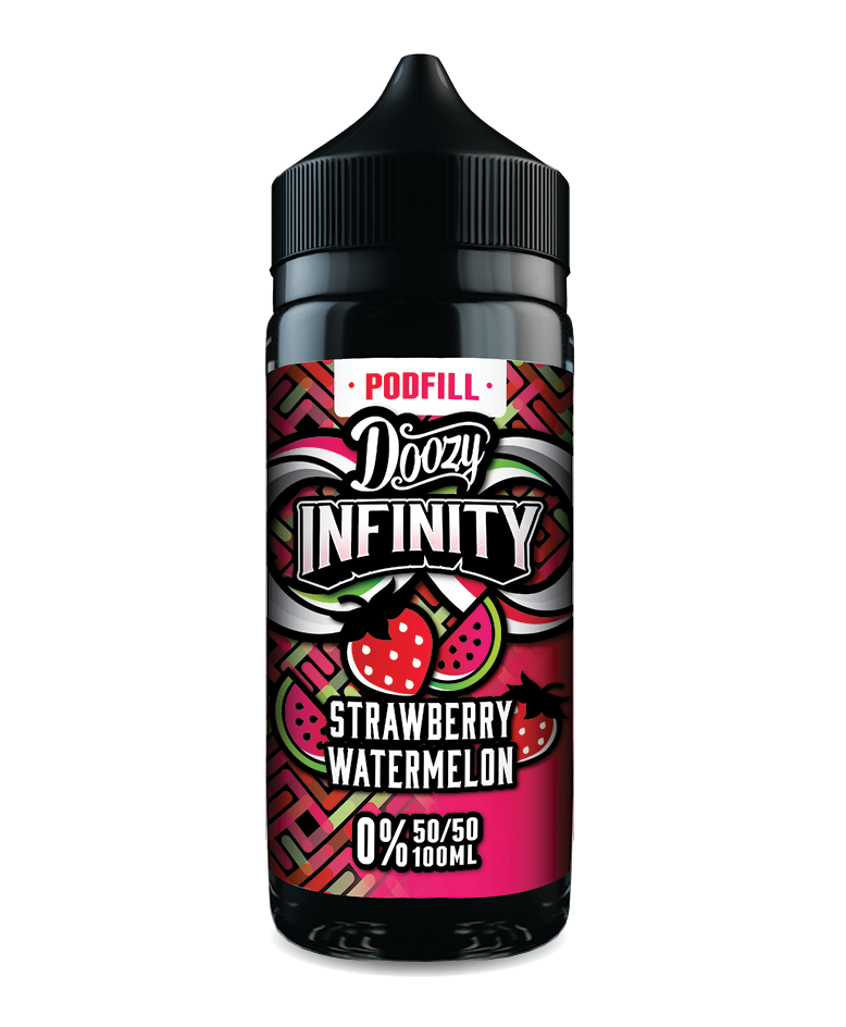 Strawberry Watermelon INFINITY Podfill E-Liquid Shortfill By Doozy Vape 100ml