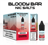 Strawberry Watermelon Bgum E-Liquid Nicotine Salt By Bloody Bar 10ml