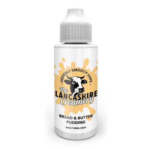 Bread & Butter Pudding E-Liquid Shortfill By The Lancashire Creamery 100ml