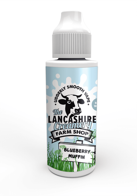 Blueberry Muffin E-Liquid Shortfill By The Lancashire Creamery 100ml