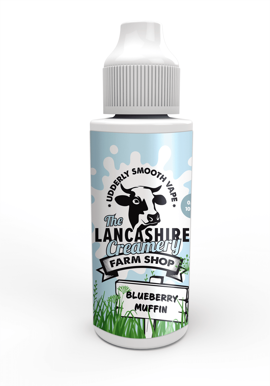 Blueberry Muffin E-Liquid Shortfill By The Lancashire Creamery 100ml