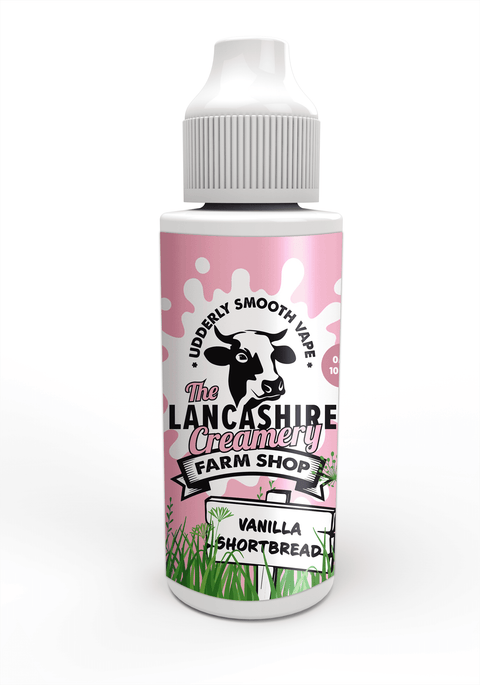 Vanilla Shortbread E-Liquid Shortfill By The Lancashire Creamery 100ml