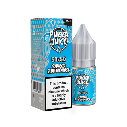 Tobacco Blue Menthol 50/50 E-Liquid By Pukka Juice 10ml