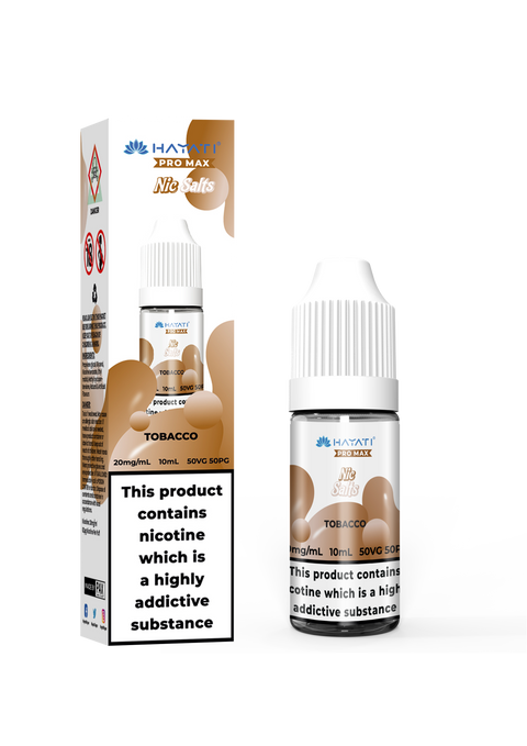 Tobacco Pro Max Bar Vape E-Liquid Nicotine Salt By Hayati 10ml