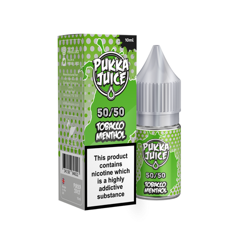 Tobacco Menthol 50/50 E-Liquid By Pukka Juice 10ml