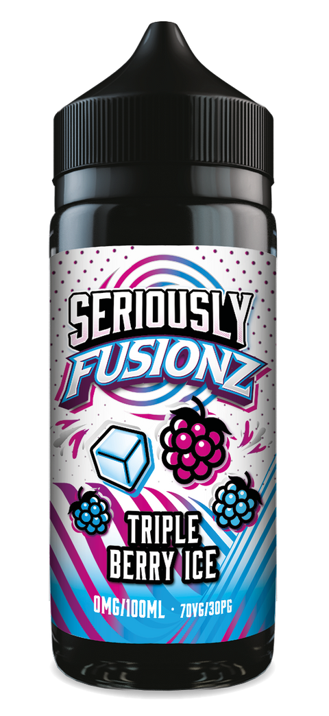 Triple Berry Ice Seriously Fusionz E-Liquid Shortfill By Doozy Vape 100ml