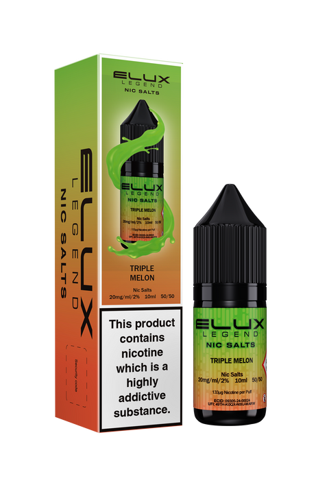 Triple Melon E-Liquid Nicotine Salt By Elux Legend 10ml