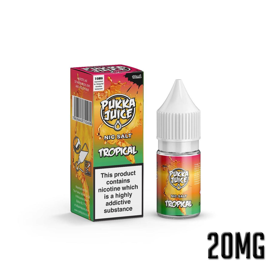 Tropical E-Liquid Nicotine Salt By Pukka Juice 10ml