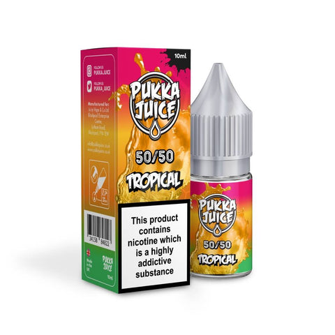 Tropical 50/50 E-Liquid By Pukka Juice 10ml