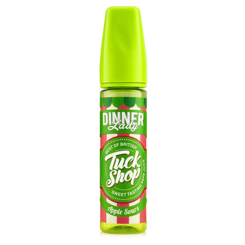 Apple Sours E-Liquid Shortfill By Dinner Lady Tuck Shop 50ml
