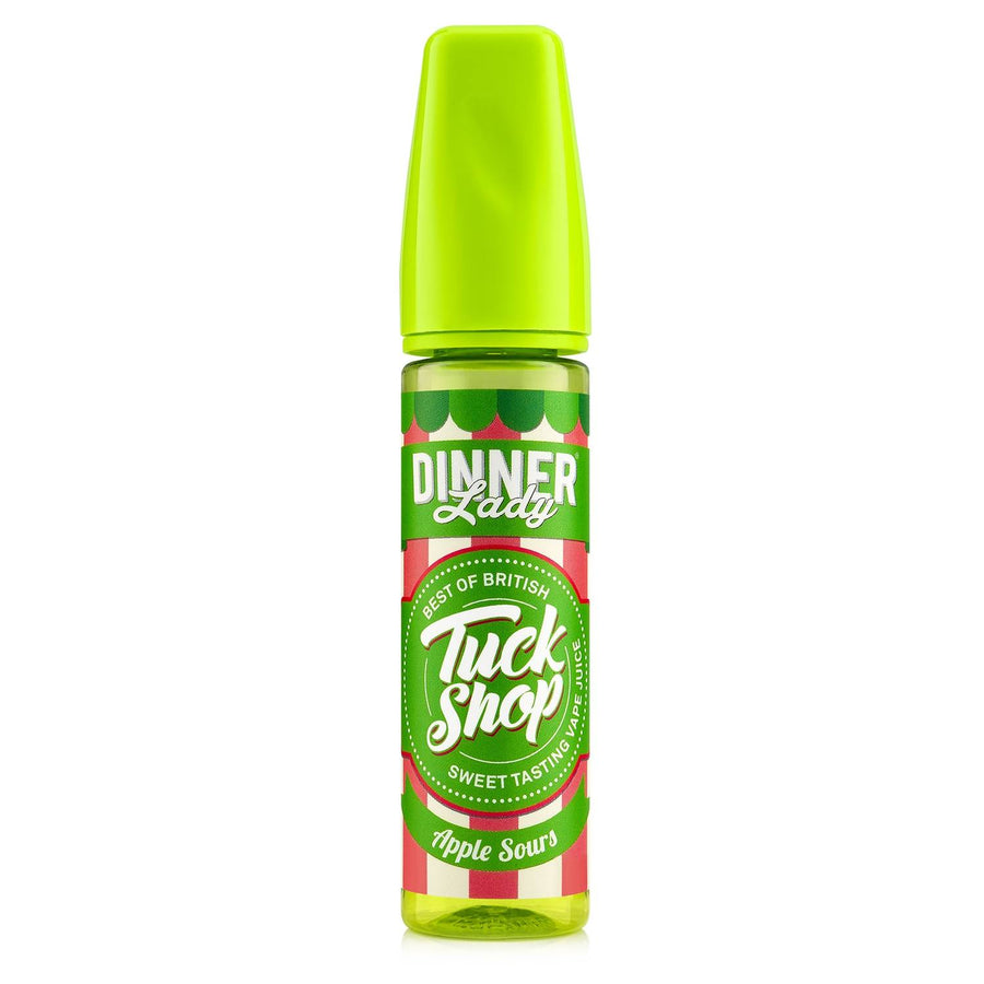 Apple Sours E-Liquid Shortfill By Dinner Lady Tuck Shop 50ml