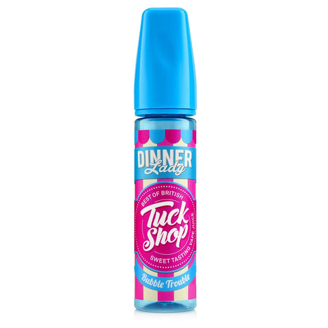 Bubble Trouble E-Liquid Shortfill By Dinner Lady Tuck Shop 50ml