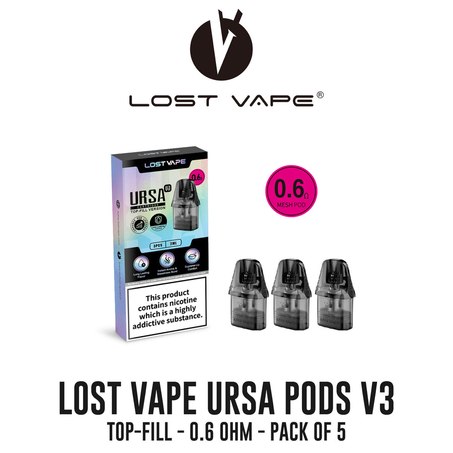Lost Vape URSA Top-Fill V3 Replacement Pods