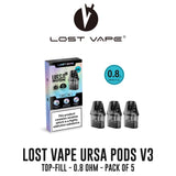 Lost Vape URSA Top-Fill V3 Replacement Pods