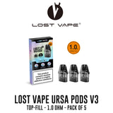 Lost Vape URSA Top-Fill V3 Replacement Pods