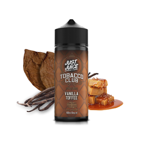 Vanilla Toffee Tobacco E-Liquid Shortfill By Just Juice 100ml