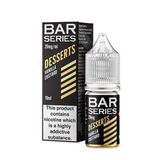 Vanilla Custard E-Liquid Nicotine Salt By Bar Series 10ml