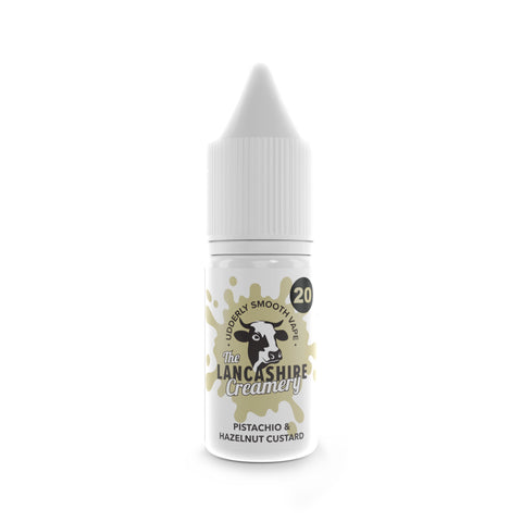 Pistachio & Hazelnut Custard E-Liquid Nic Salt By The Lancashire Creamery 10ml